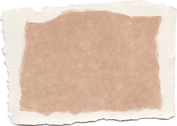 Scrapbook Cutout Brown Cardboard